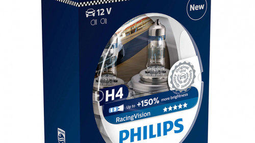 Bec Philips H4 P43T 12V 60/55W Racing Vision 