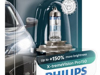 Bec Philips H4 X-tremeVision Pro150 (+150% lumina) 12V 60/55W 12342XVPB1 piesa NOUA