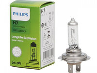 Bec Philips H7 12V 55W Longlife Ecovision 12972LLECOC1