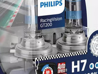 Bec Philips H7 12V 55W Racing Vision GT200 Set 2 Buc 12972RGTS2 SAN36066