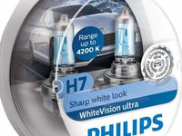 Bec Philips H7 12V 55W Whitevision Ultra 4200K 12972WVUSM SAN35622