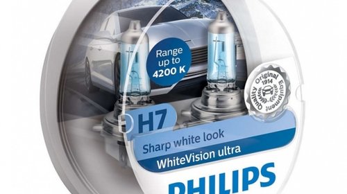 Bec Philips H7 12V 55W Whitevision Ultra 4200