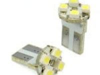 Bec pozitie 4 led T10 SMD lumina alba 12V ( set / 2 buc ) 10513W