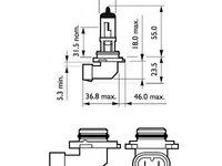 Bec proiector ceata 12V HEADLIGHTING HB4 - OEM-PHILIPS: 9006PRC1|PH9006PRC1 - W02138183 - LIVRARE DIN STOC in 24 ore!!! - ATENTIE! Acest produs nu este returnabil!