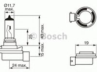 Bec, proiector ceata BMW 3 Touring (E91) (2005 - 2012) BOSCH 1 987 302 081