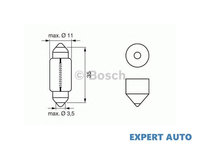 Bec proiector ceata Citroen BX (XB-_) 1982-1994 #3 12844