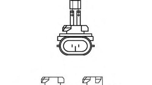 Bec, proiector ceata HYUNDAI SANTA FÉ II (CM) (2005 - 2016) Philips 12060C1