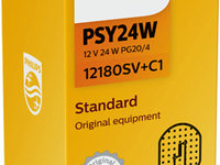 BEC SEMNALIZARE 12V PSY24W SILVER VISION PHILIPS