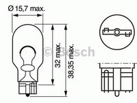 Bec, semnalizator 12V/16W W16W PURE LIGHT W2,1X9,5D - Cod intern: W20268602 - LIVRARE DIN STOC in 24 ore!!! - ATENTIE! Acest produs nu este returnabil!