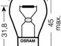 Bec semnalizator 7507DC-02B OSRAM pentru Opel Corsa Renault Megane Bmw Seria 3 Ford C-max Ford Grand Alfa romeo 164 Alfa romeo 168 Vw Passat Renault Gran Nissan Almera CitroEn C4 Mercedes-benz Limuzina Mercedes-benz E-class