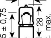 Bec, semnalizator ALFA ROMEO 146 (930) (1994 - 2001) OSRAM 64132ULT-02B piesa NOUA