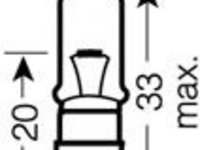 Bec, semnalizator ALPINA B3 combi (F31) (2013 - 2020) OSRAM 64136