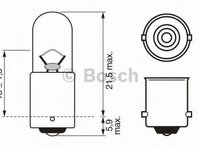 Bec, semnalizator AUDI 100 (44, 44Q, C3) (1982 - 1991) BOSCH 1 987 302 207