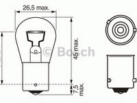 Bec, semnalizator AUDI 80 (8C, B4) (1991 - 1994) BOSCH 1 987 302 213