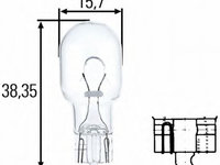 Bec, semnalizator AUDI A1 (8X1, 8XK, 8XF) (2010 - 2016) HELLA 8GA 008 246-001