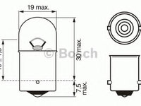 Bec, semnalizator AUDI A3 (8P1) (2003 - 2012) BOSCH 1 987 302 203