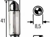 Bec, semnalizator OPEL CORSA E (2014 - 2016) HELLA 8GM 002 091-131