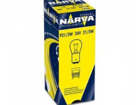 Bec Stop Frana 24v P21/5w Set 10 Buc Narva Narva Cod:17925