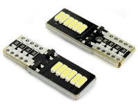 Bec T10 CanBus Nonpolar 12 SMD 3014 12V Alb ( Pret / Set ) 70446CAN-12V TCT-5024