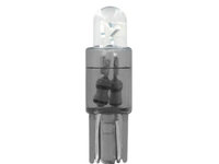 Bec tip LED 12V soclu plastic T5 W2x46d 2buc - Alb LAM58414
