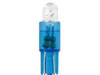 Bec tip LED 12V soclu plastic T5 W2x46d 2buc - Albastru LAM58412