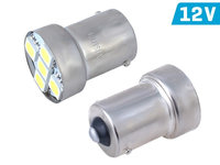 Bec Vision R5w / R10w Ba15s 12v 5x 5050 Smd Led, Alb, 1 Buc 58324