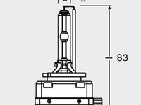 BEC XENON 42V D3S XENARC ULTRA LIFE OSRAM IS-35232