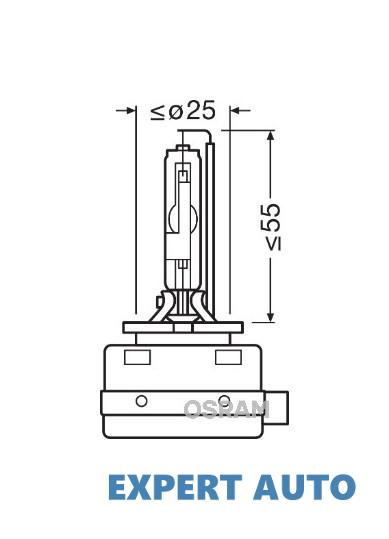 Bec xenon 42v d8s 4500 k xenarc original