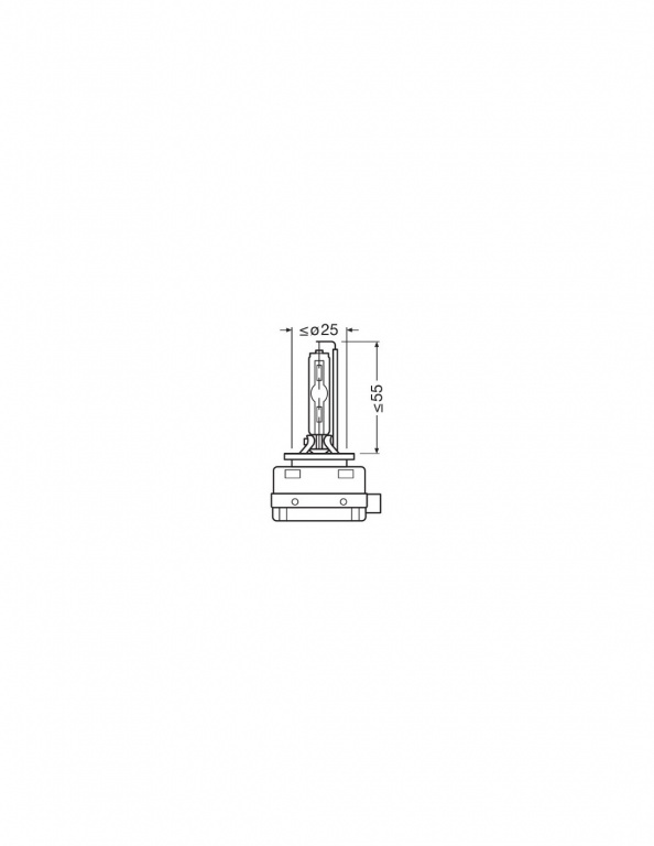 Bec xenon 85v d1s xenarc cool blue intense nextgen osram 35223