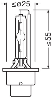 BEC XENON 85V D2S 4100 K XENARC ORIGINAL