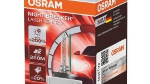 Bec xenon D3S 35W 12V/24V42V XENARC NIGHT BREAKER LASER +200% OSRAM 66340XNL