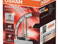 Bec Xenon Osram D3S 35W PK32d-5 Night Breaker Laser +200% 1 Buc 66340XNL