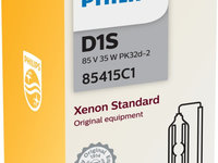 Bec Xenon Philips D1S 85V 35W P32D-2 4200K Faxtory Instalation Original 85415C1