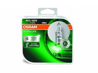 Becuri auto H1 12V 55W P14.5s, Set 2 becuri Osram H1 UltraLife 64150ULT-HCB