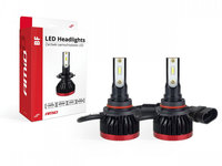 Becuri auto LED BF Series AMiO compatibil HB3 9005, destinat competitiilor auto sau off-road AVX-AM02246