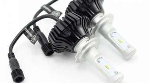 Becuri auto led pentru faruri H7 Canbus Super White