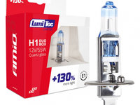 Becuri Cu Halogen H1 12v 55w Lumitec Limited +130% Duo Amio 01404
