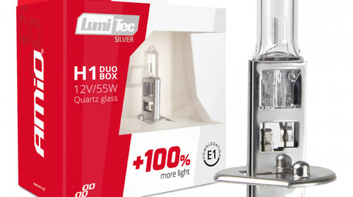 Becuri Cu Halogen H1 12v 55w Lumitec Silver +