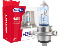 Becuri Cu Halogen H4 12v 60/55w Lumitec Limited +130% Duo Amio 01405