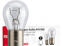 Becuri Cu Halogen P21/5w Bay15d 12v 21w/5w 10buc Amio 01488