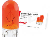 Becuri Cu Halogen Wy5w T10 5w W2.1x9.5d Chhlibun 24v 10buc Amio 01001