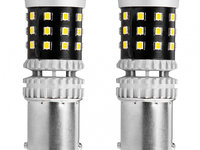 Becuri Led Canbus 2016 39smd 1157 Bay15d P21/5w Alb 12v/24v Amio 02800