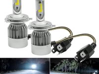 Becuri/Set becuri H4- 2 faze LED LX88 30W - 3200 lumeni 6000k 12-24V