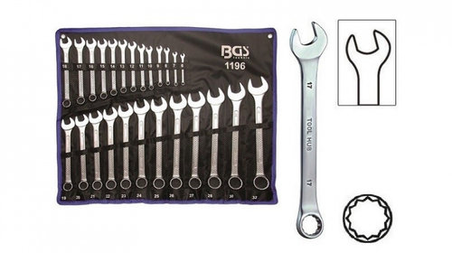 BGS-1196 Set de chei combinate 6-32 mm