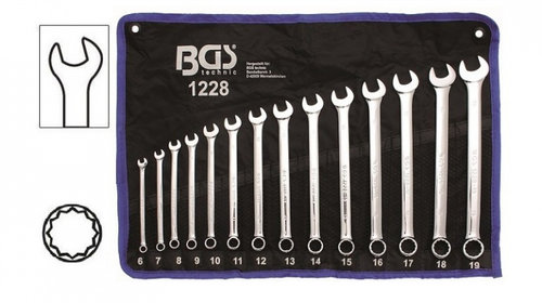 BGS-1228 Set de chei combinate lungi 6-19 mm