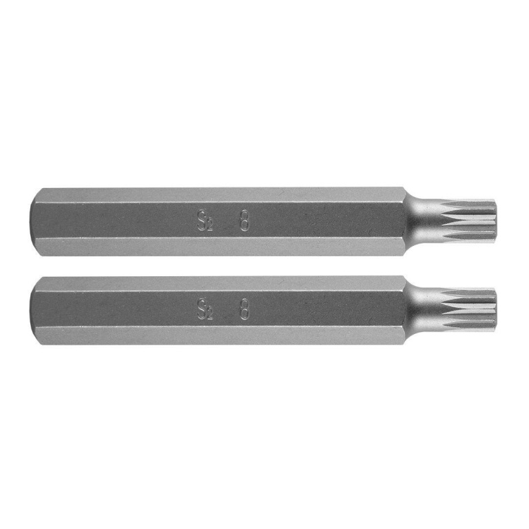 Bit tip &quot,spline&quot, M8x75mm, S2- 2 buc 10-906
