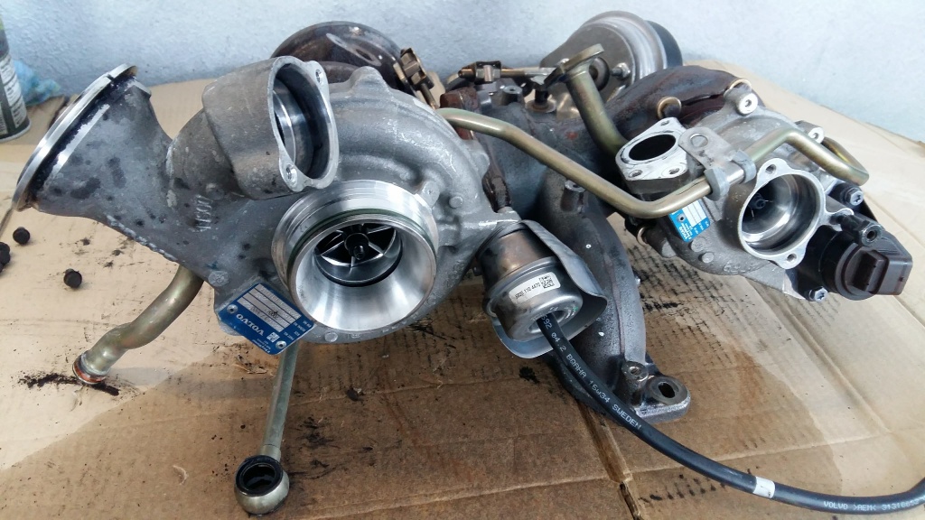 Biturbo volvo xc 90 2.0 d d5 awd d4204t23 31459963 36003120 36010079 sh ...