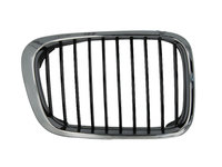 Blic grila radiator dreapta crom cu negru bmw 3 e46 97-2001