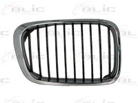 Blic grila radiator dreapta crom cu negru pt bmw 3 e46 98-2002