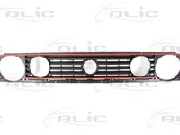 Blic grila radiator fara emblema pt vw golf 2 cu banda rosie gti